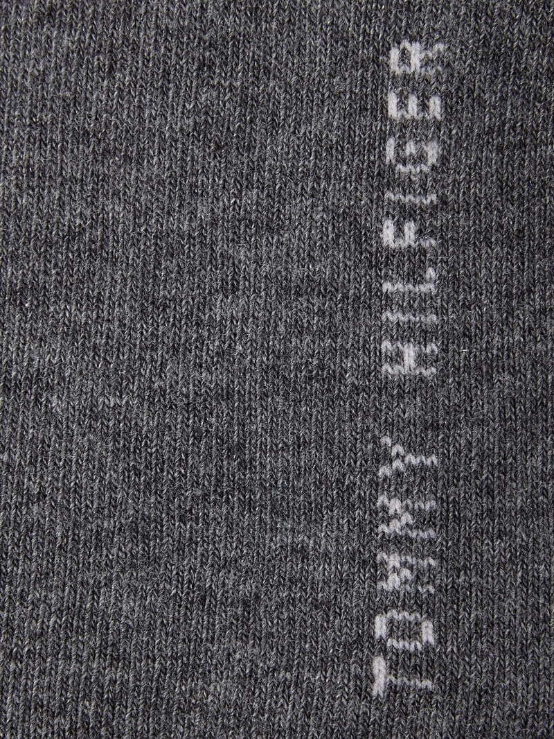 Sneakersocken im 2er-Pack in mittelgrau meliert