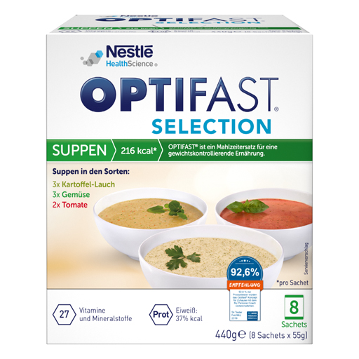 OPTIFAST Selection Suppen Pulver  8X55 g  Pulver