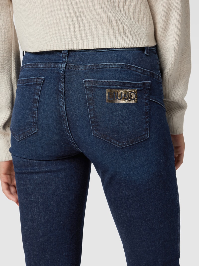 Jeans im 5-Pocket-Design Modell 'DEVINE' in dunkelblau