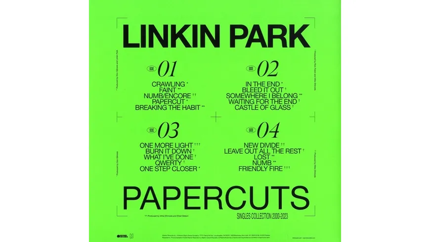 Papercuts(Singles Collection 2000-2023)