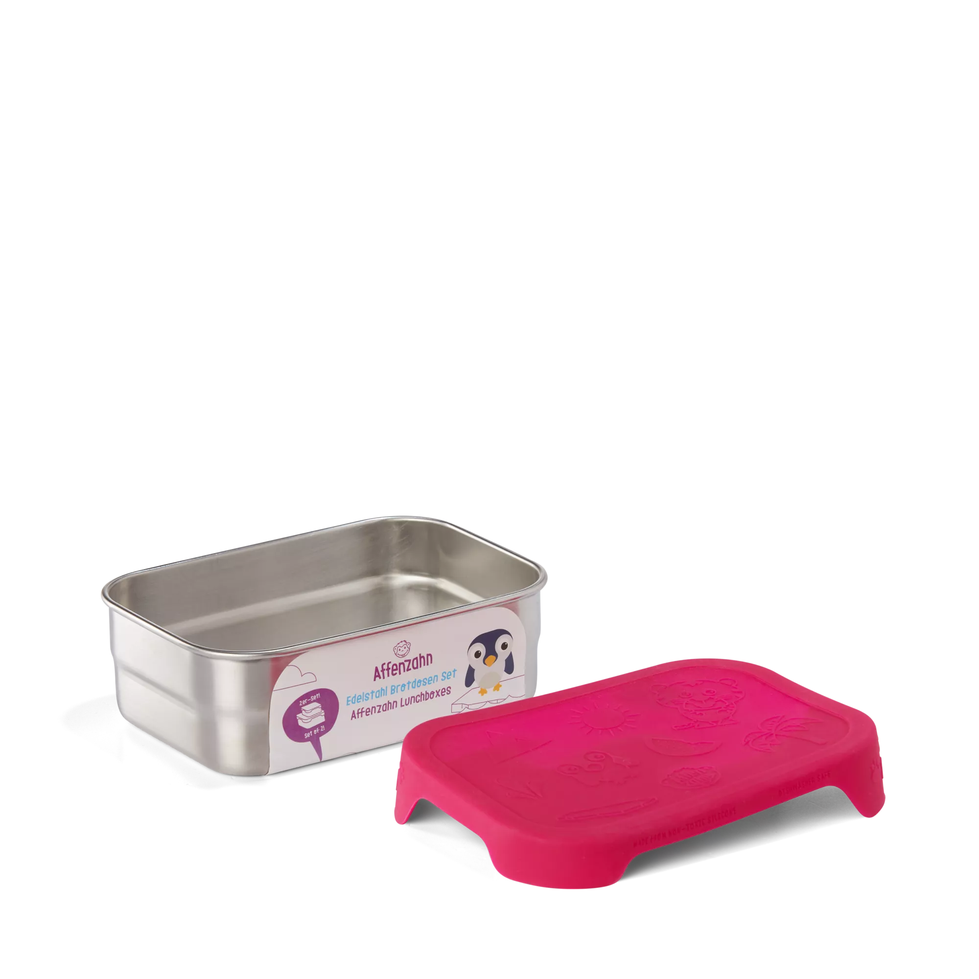 Edelstahl Brotdosen Set