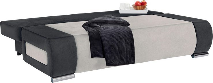 COLLECTION AB Schlafsofa Moritz, Bettfunktion,Bettkasten,Komfortablem Bonnelfederkern,Rückenkissen