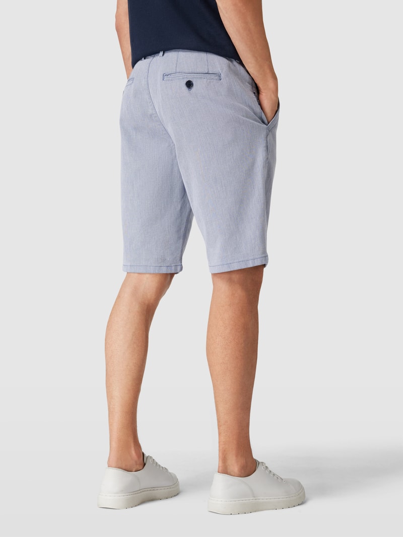 Bermudas mit Stoffgürtel in blau