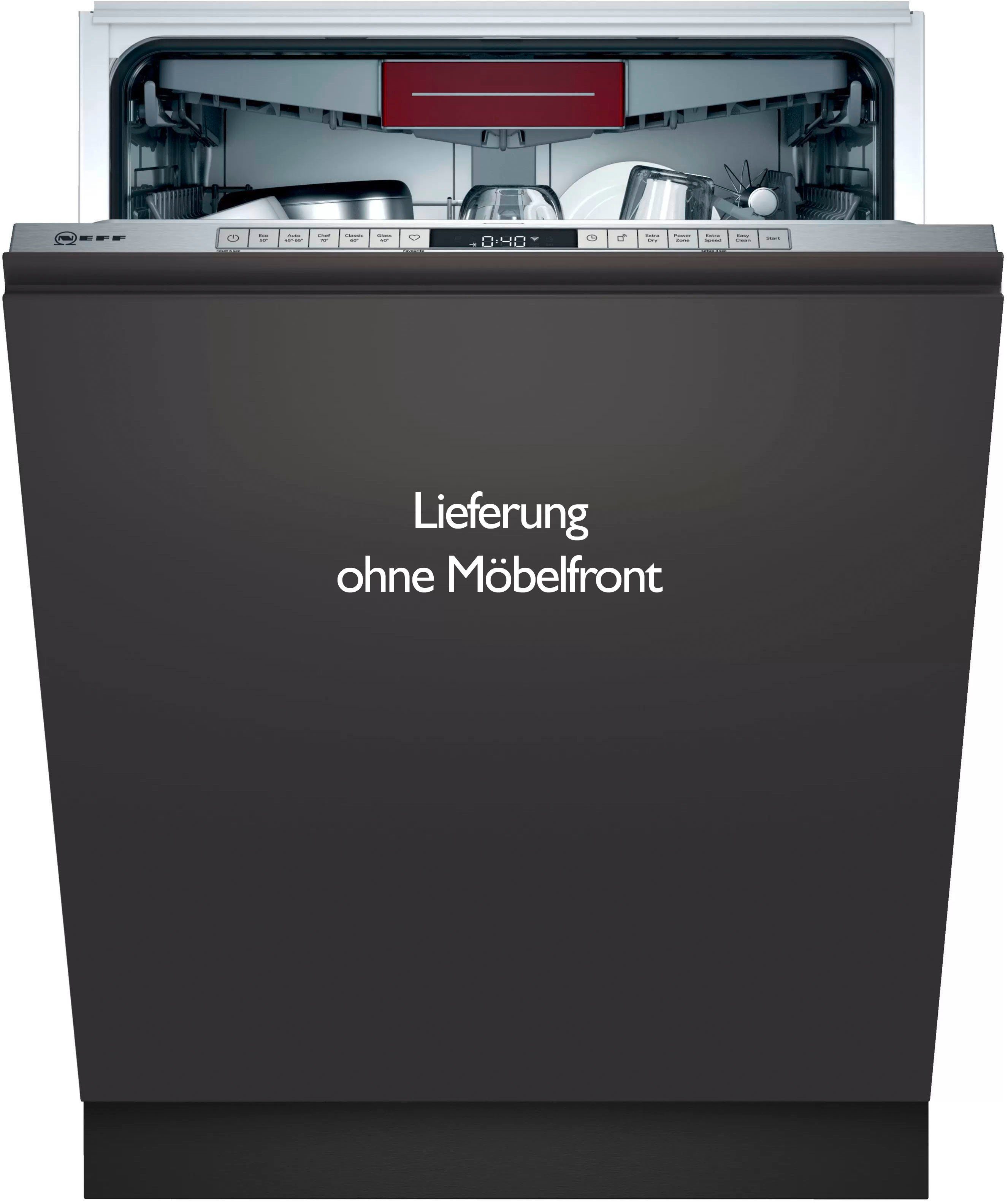 NEFF vollintegrierbarer Geschirrspüler, S255ECX05E, 13 Maßgedecke, XXL-Geschirrspüler