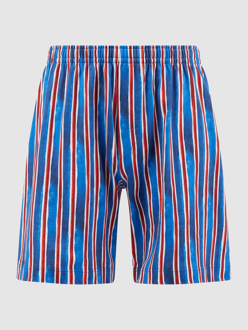 Pyjama-Hose mit Streifenmuster in dunkelblau