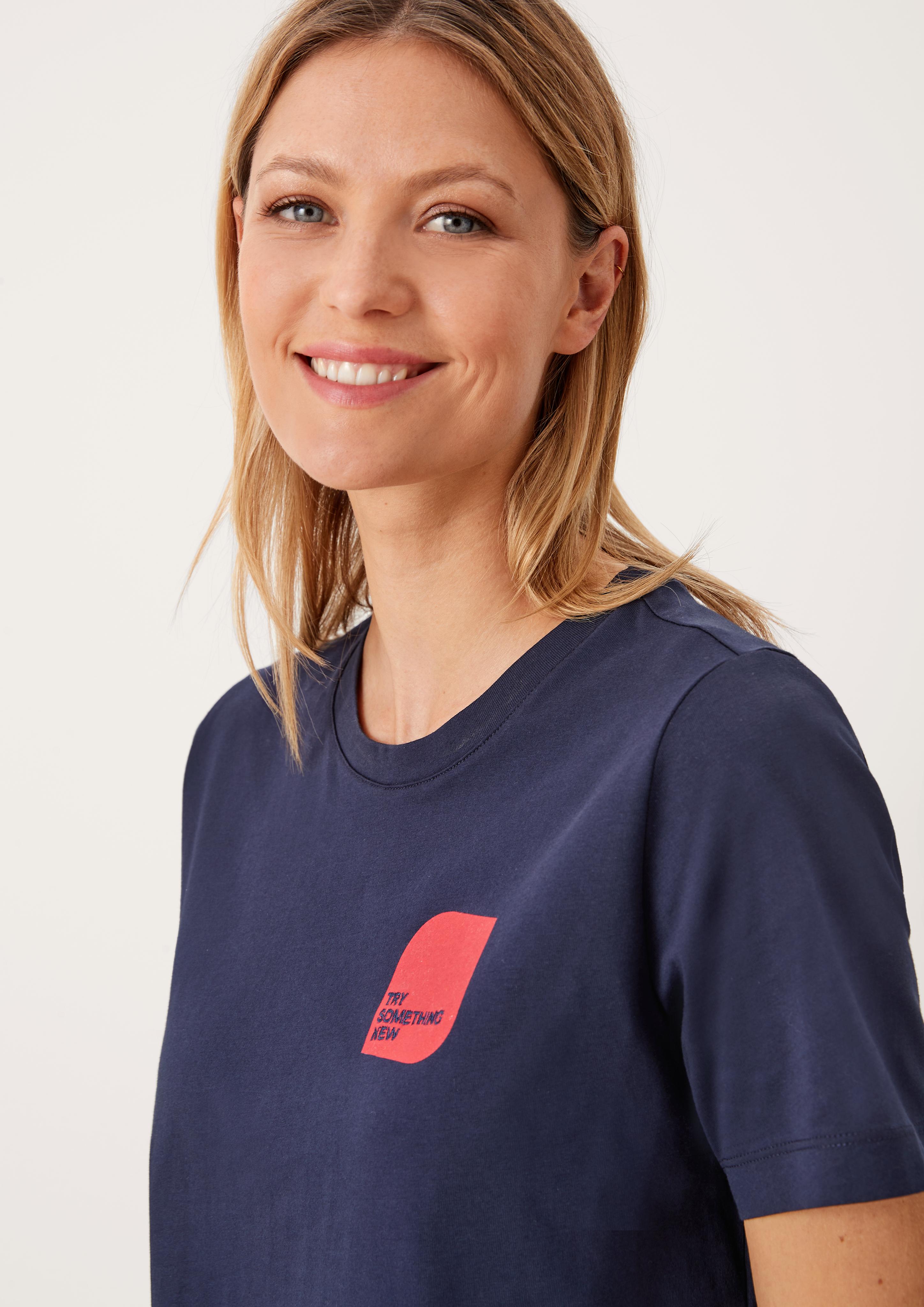 Lockeres Jerseyshirt mit Print  2125238-59D1