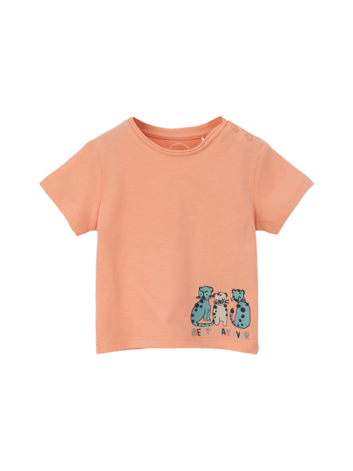 s.Oliver T-Shirt kurzarm in Orange günstig kaufen