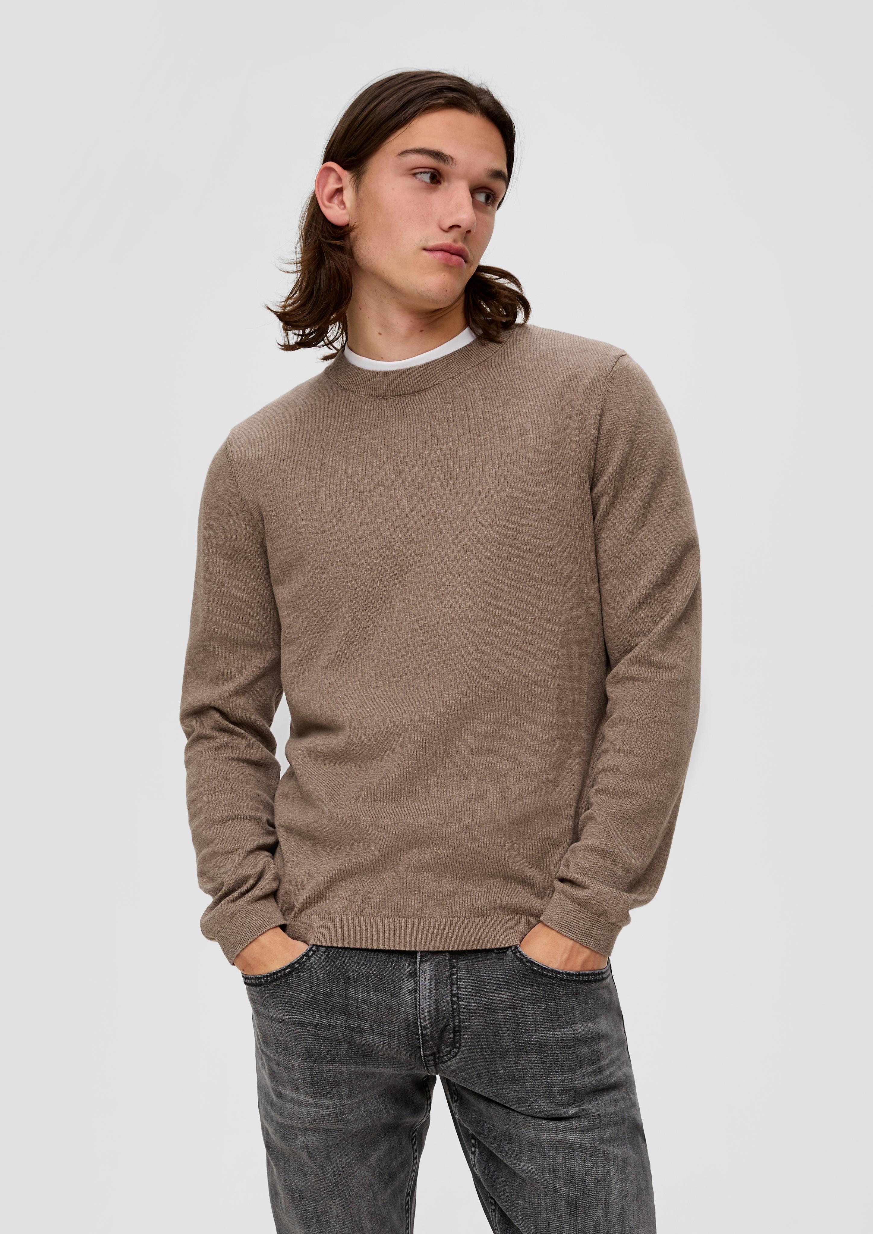 Strickpullover mit Crewneck  2141220-83W0