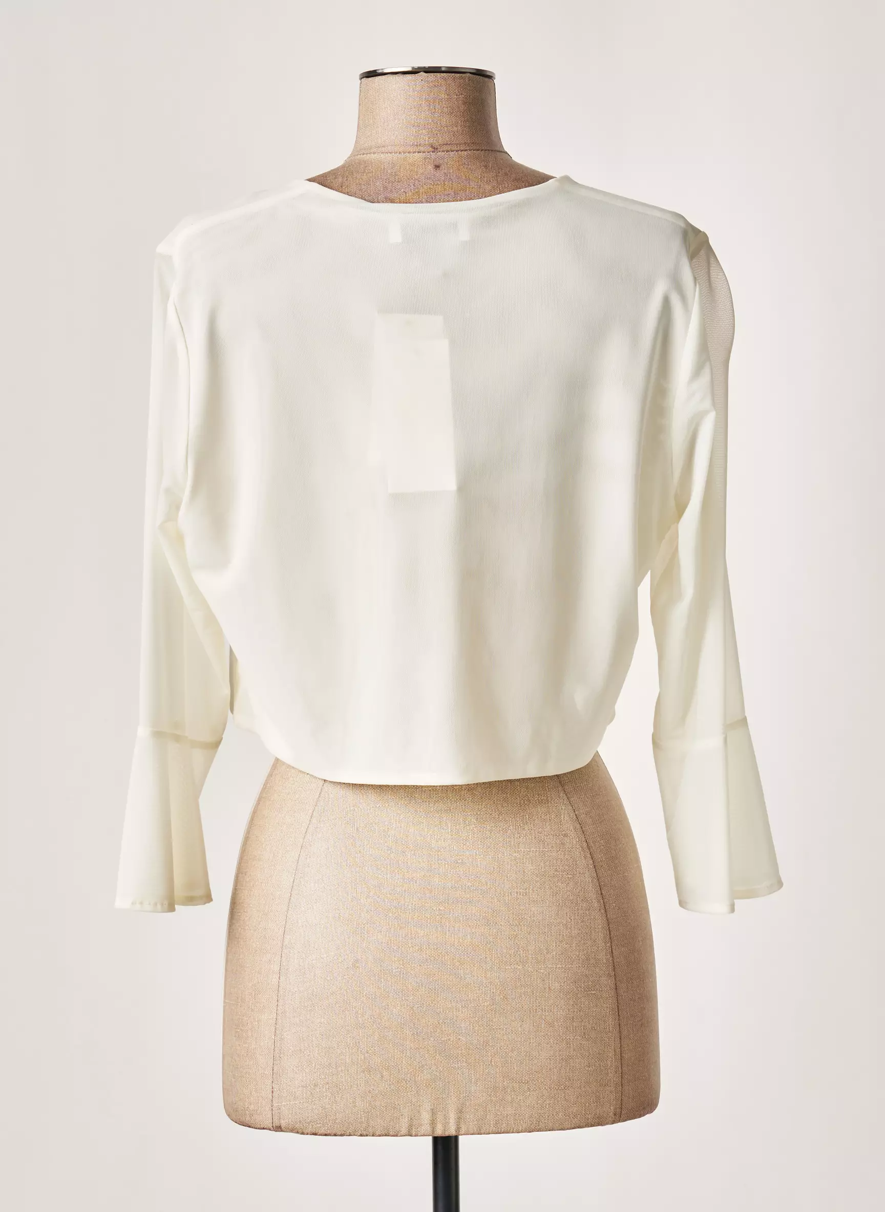 Meri Esca Boleros Femme couleur beige