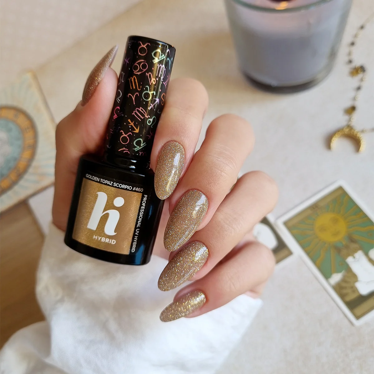 Esmalte de uñas semipermanente con efecto gel y efecto gel, marca Zodiac.