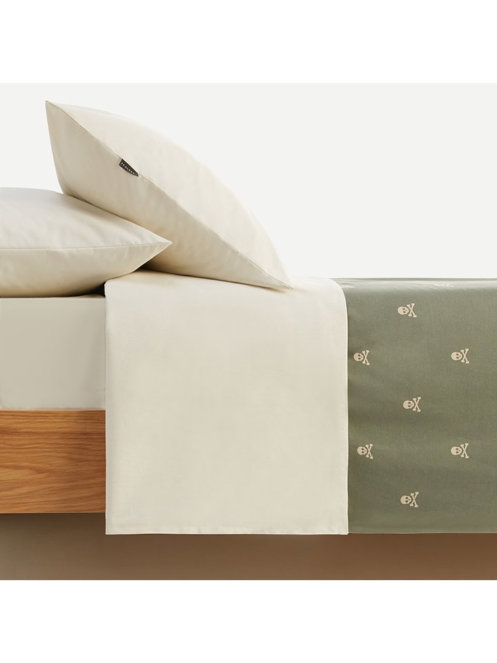 SCALPERS 4tlg. Bettwäsche-Set in Khaki/ Beige günstig kaufen onesize