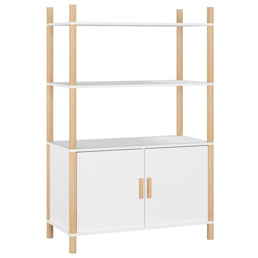 vidaXL Anrichte Highboard Weiß 80x40x121 cm Holzwerkstoff