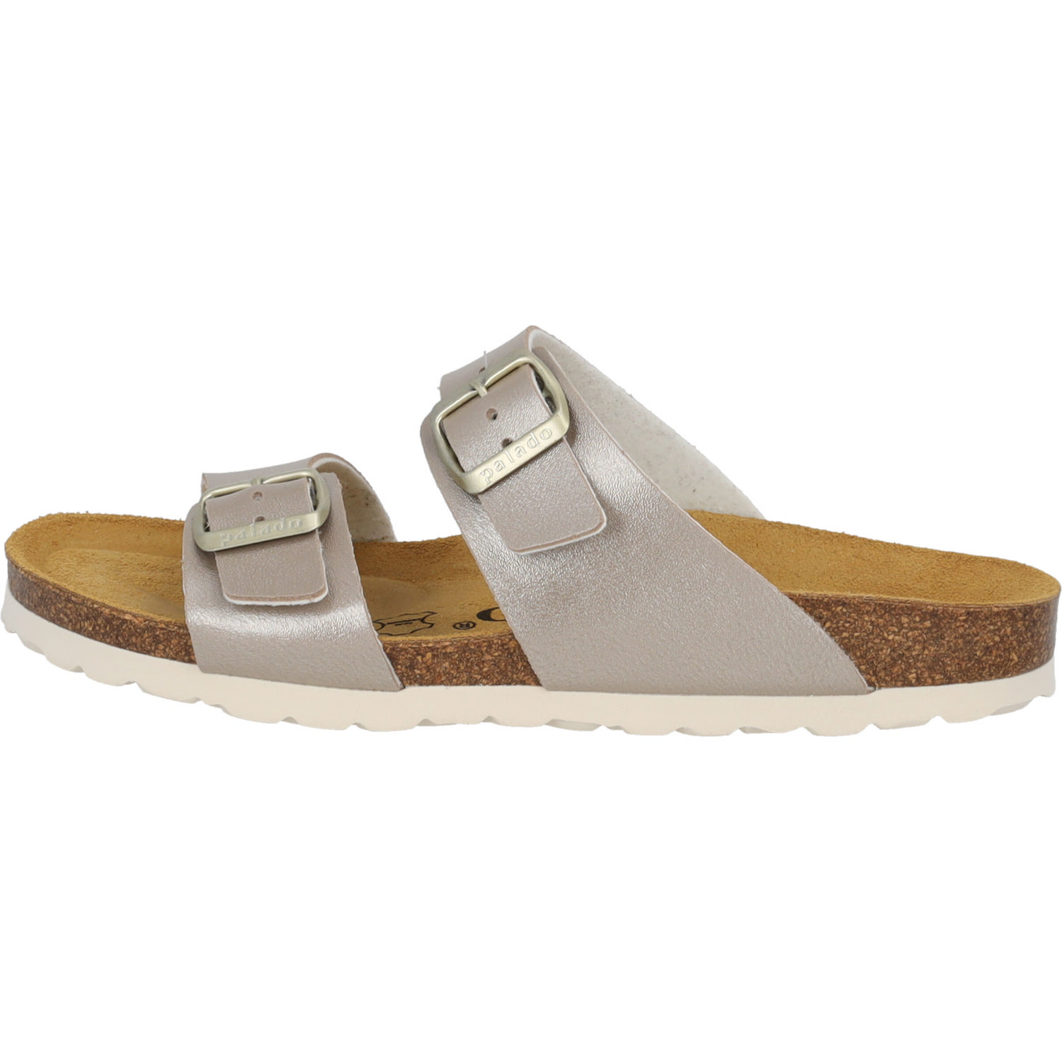 Palado Samos PF, Pantoletten, Damen, Beige Metallic