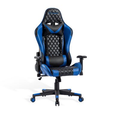 FOXSPORT Gaming-Stuhl ergonomisch Gamer Stühle (Professioneller Gamingstuhl), Eingebauter Wippmechanismus, Max. Belastbarkeit: 150 kg