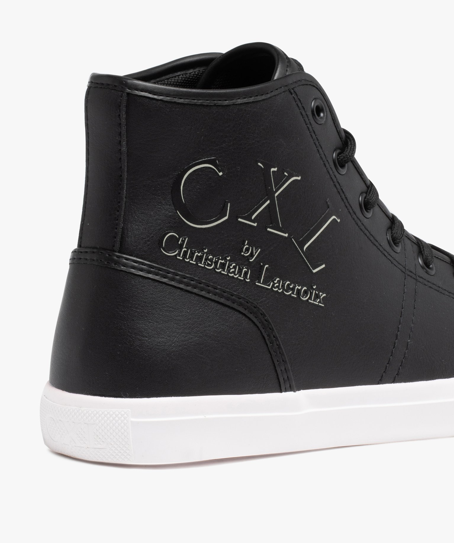 Baskets homme mid-cut unies à lacets – CXL by Christian L... noir | GEMO