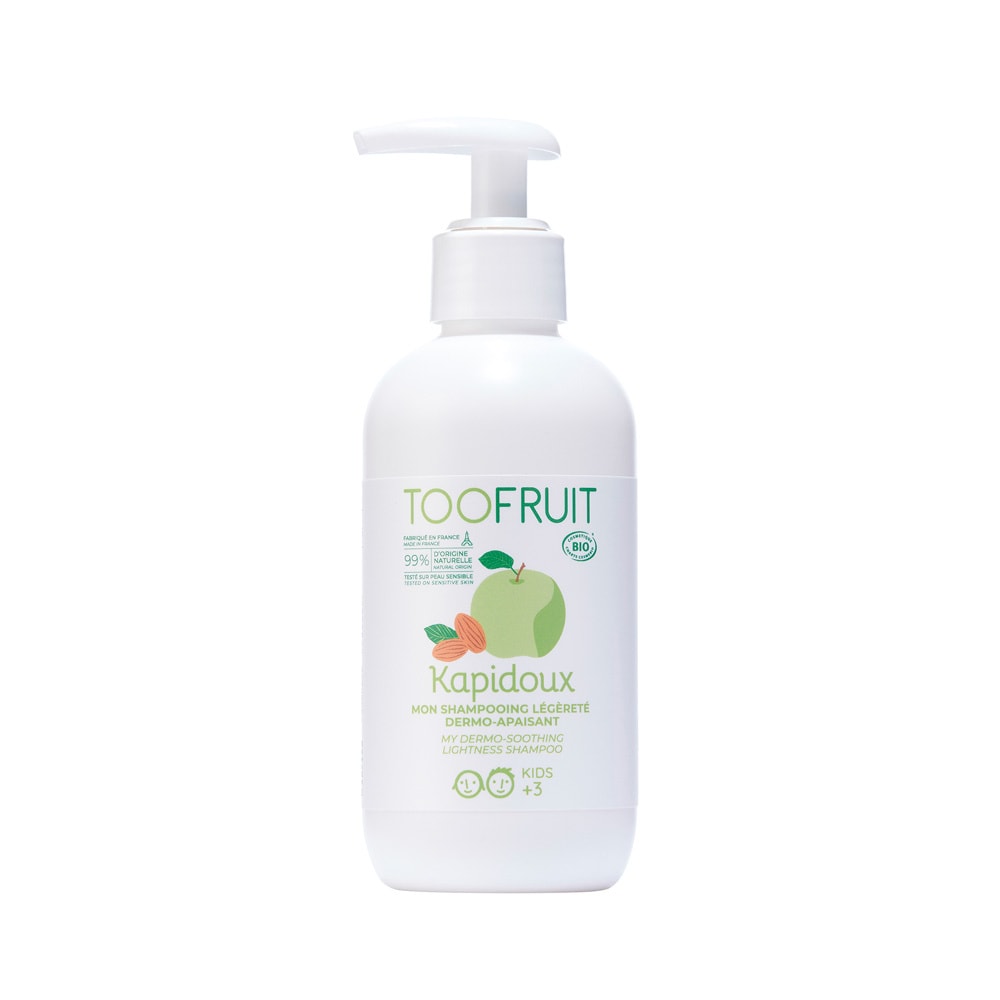 toofruit Kapidoux, Shampoing dermo-apaisant BIO Pomme - Amande Shampoing légèreté dermo-apaisant