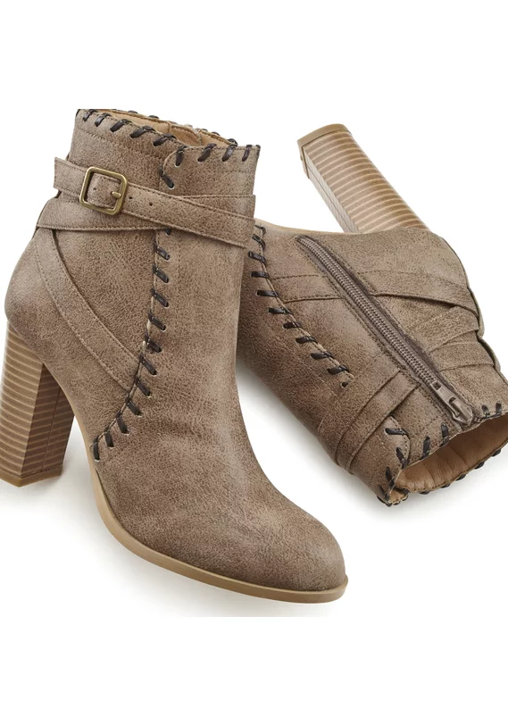 High-Heel-Stiefelette
