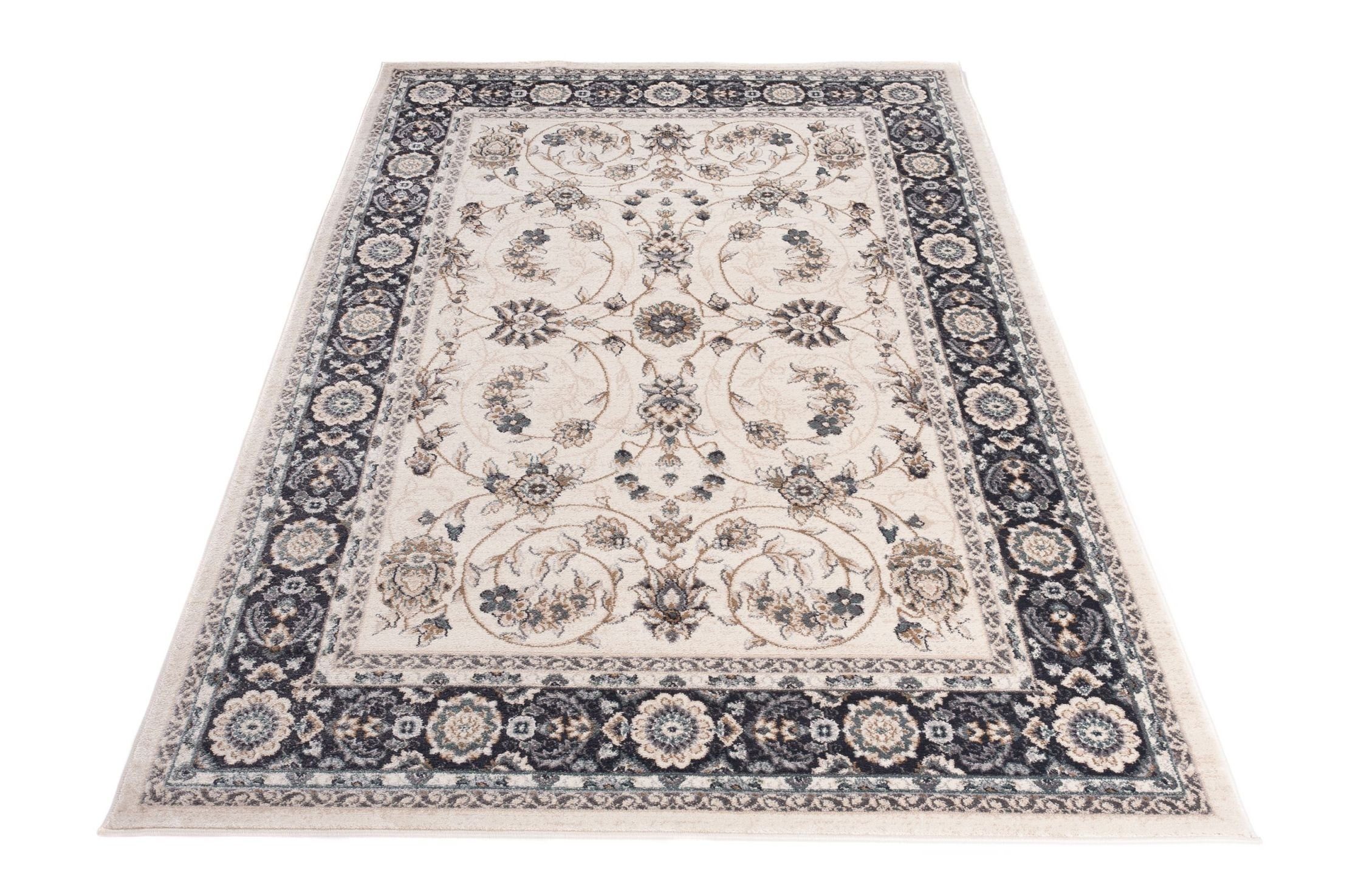 Orientteppich Oriente Teppich - Traditioneller Teppich Orient Beige Grau, Mazovia, 60 x 100 cm, Geeignet für Fußbodenheizung, Pflegeleicht, Wohnzimmerteppich