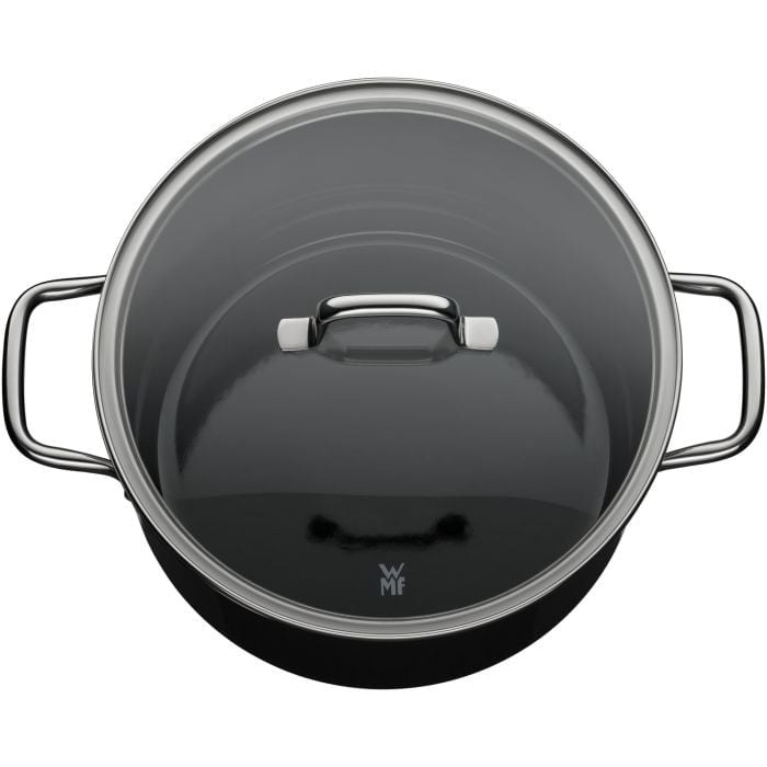 Fusiontec Essential Kochtopf mit Deckel, 24 cm, Black