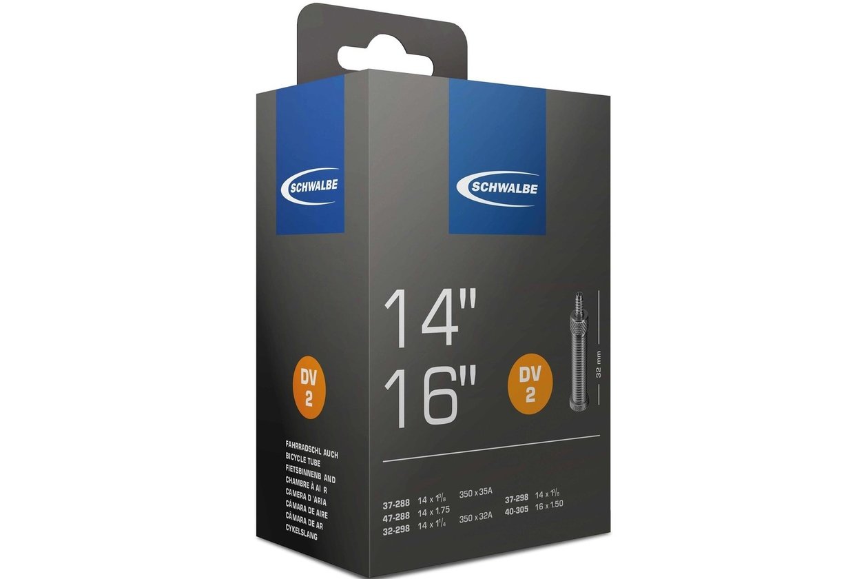 Schwalbe DV2 Schlauch 14/16 Zoll - 32 mm