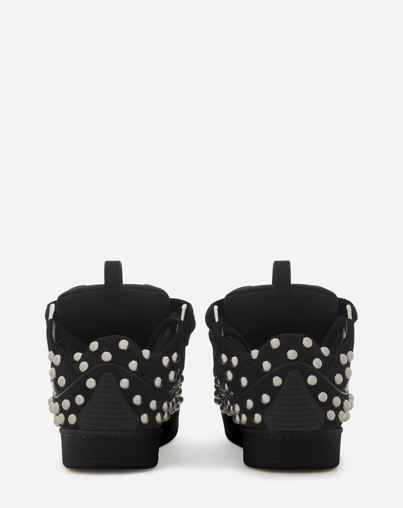 SNEAKERS CURB EN CUIR AVEC STUDS