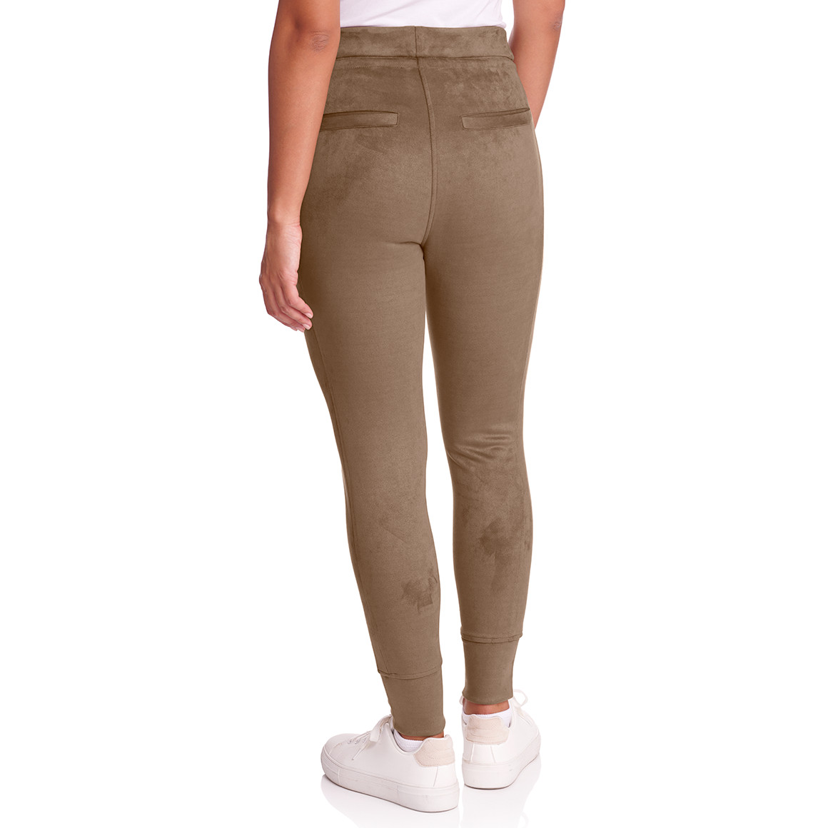 Damen Jogpants in Veloursoptik