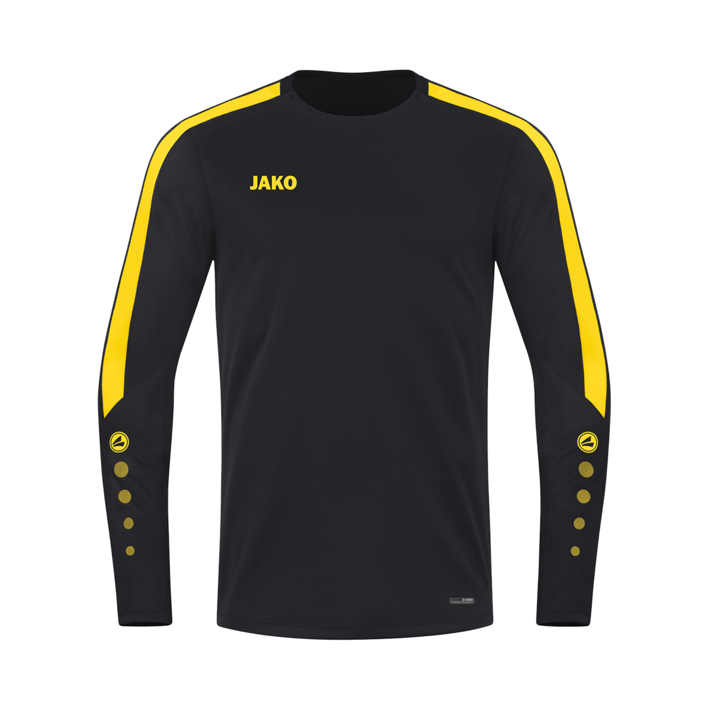 JAKO Power Sweatshirt Kids Schwarz Gelb F803