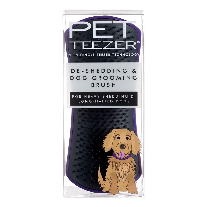 New Flag Fellpflege New Flag Pet Teezer De-shedding purple