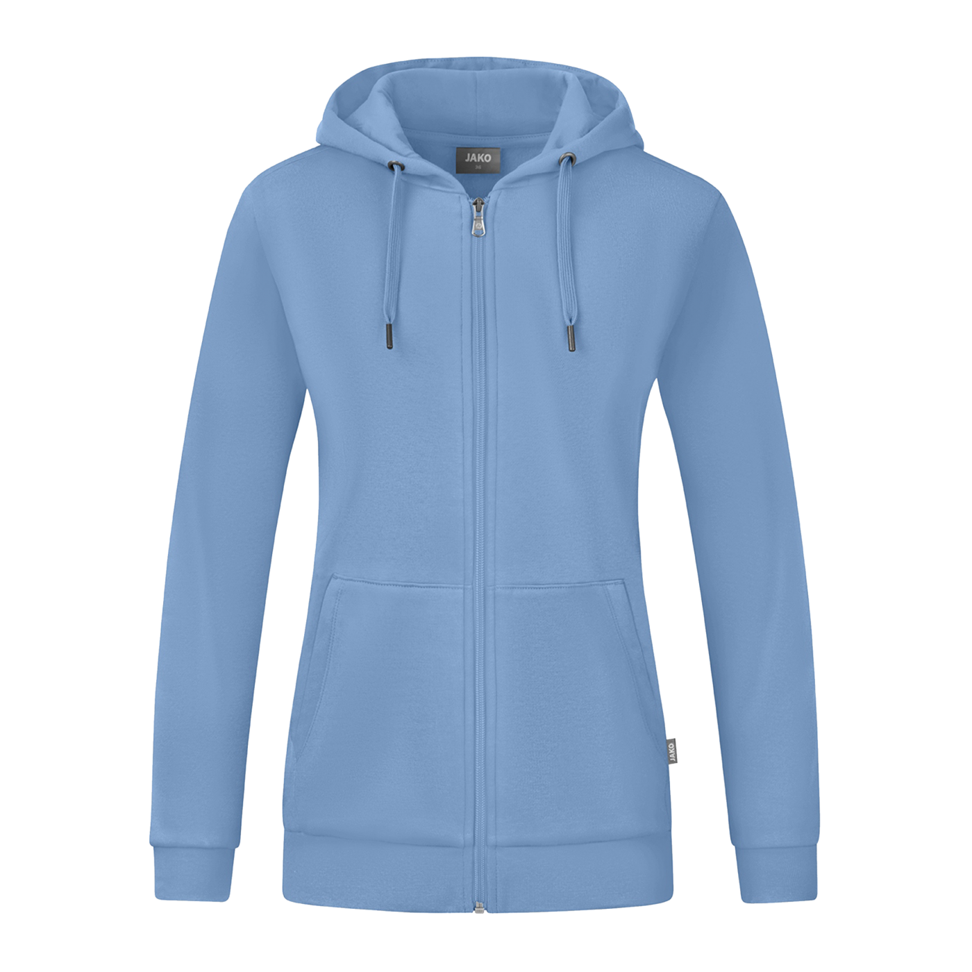 JAKO Organic Kapuzenjacke Damen Blau F460