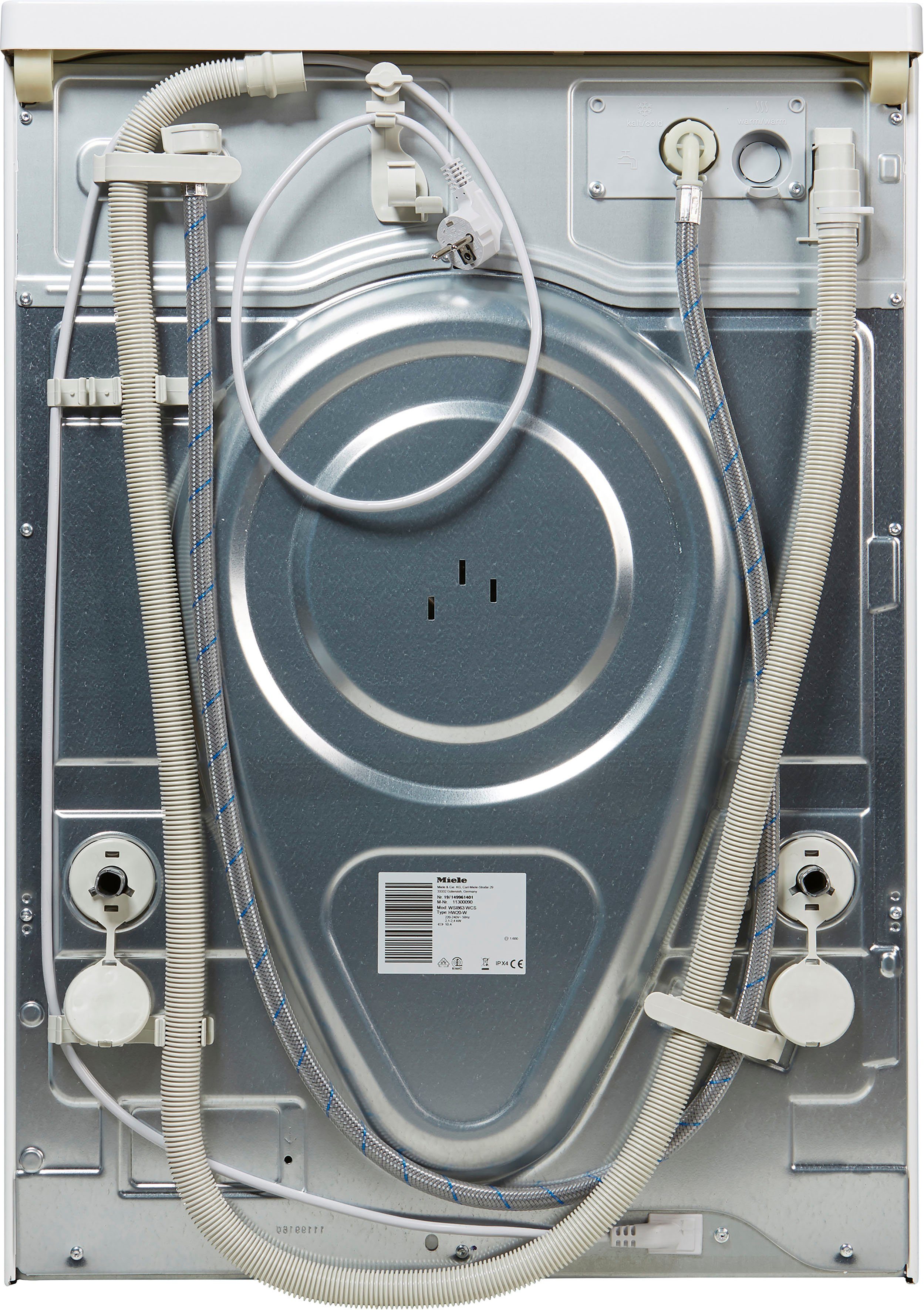 Miele Waschmaschine WSI863 WCS PWash&TDos&9kg, 9 kg, 1600 U/min, QuickpowerWash für saubere Wäsche in 49 Minuten