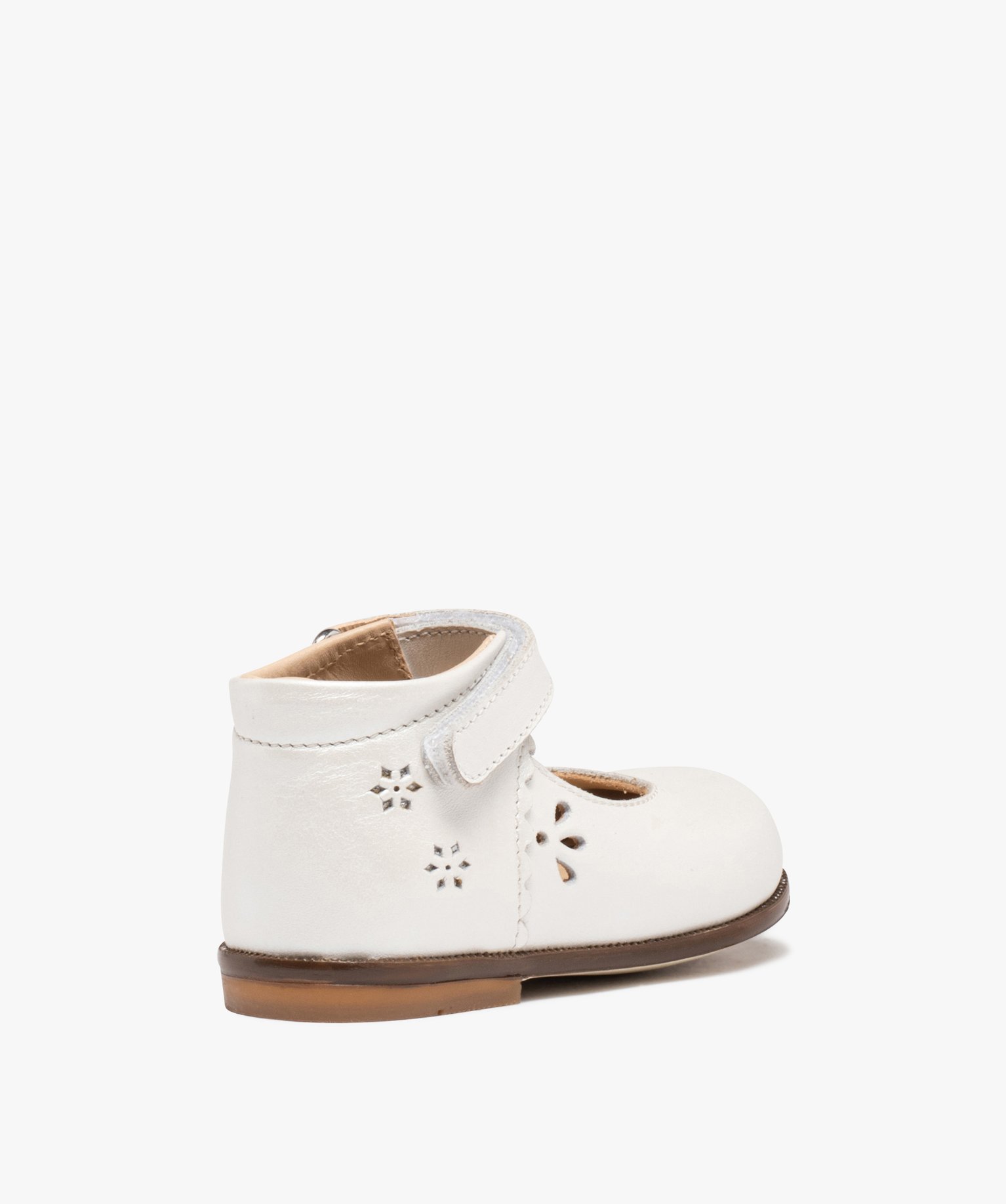 Babies premiers pas bébé fille dessus cuir uni – NA! or | GEMO