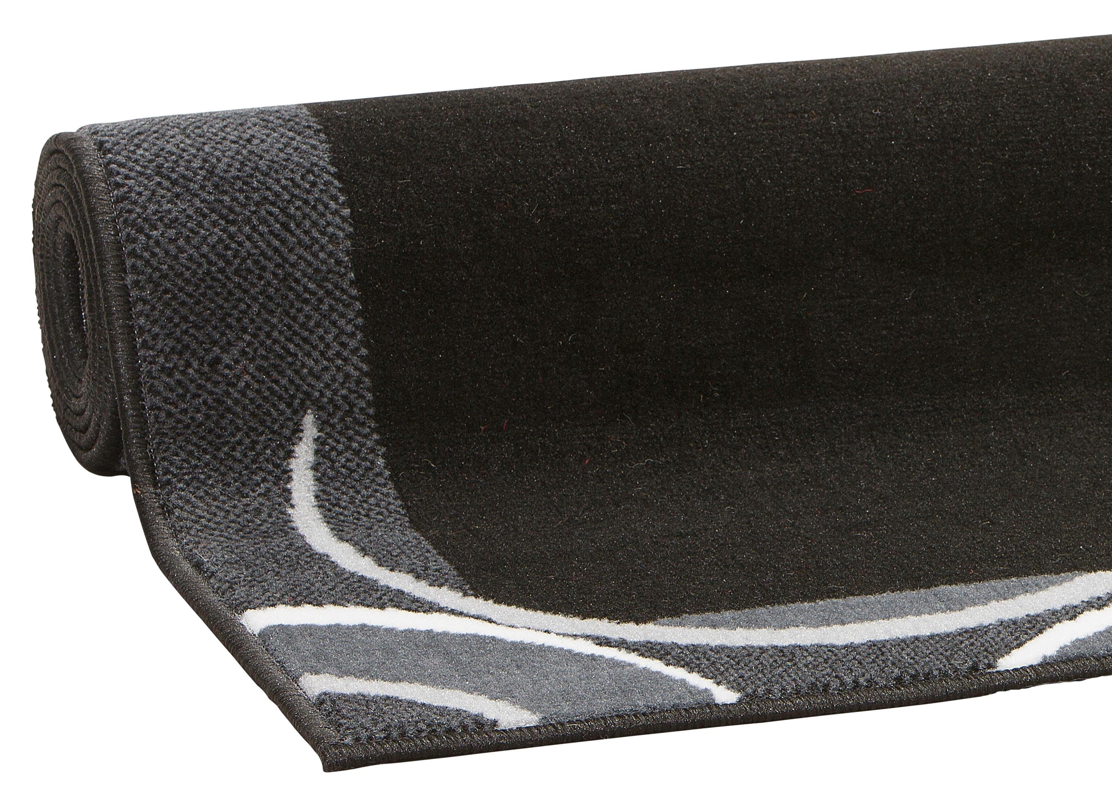 Läufer Noah, my home, rechteckig, Höhe: 7 mm, mit Bordüre, Läufer, Brücke, Kurzflor, verspieltes Design, elegant