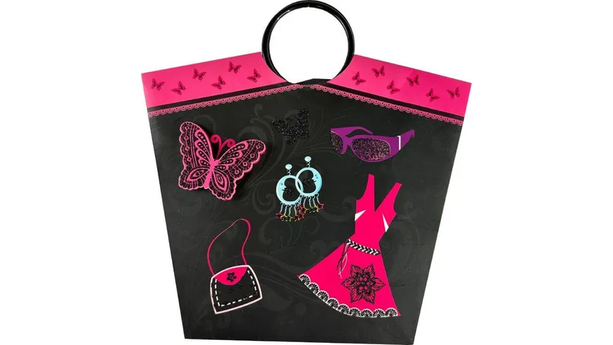 BOCK Geschenktüte Shopper Fashion 32 x 27 x 11cm schwarz sortiert