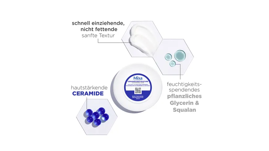 Mixa Ceramide Deep Moisture hautstärkende Creme 400 ml