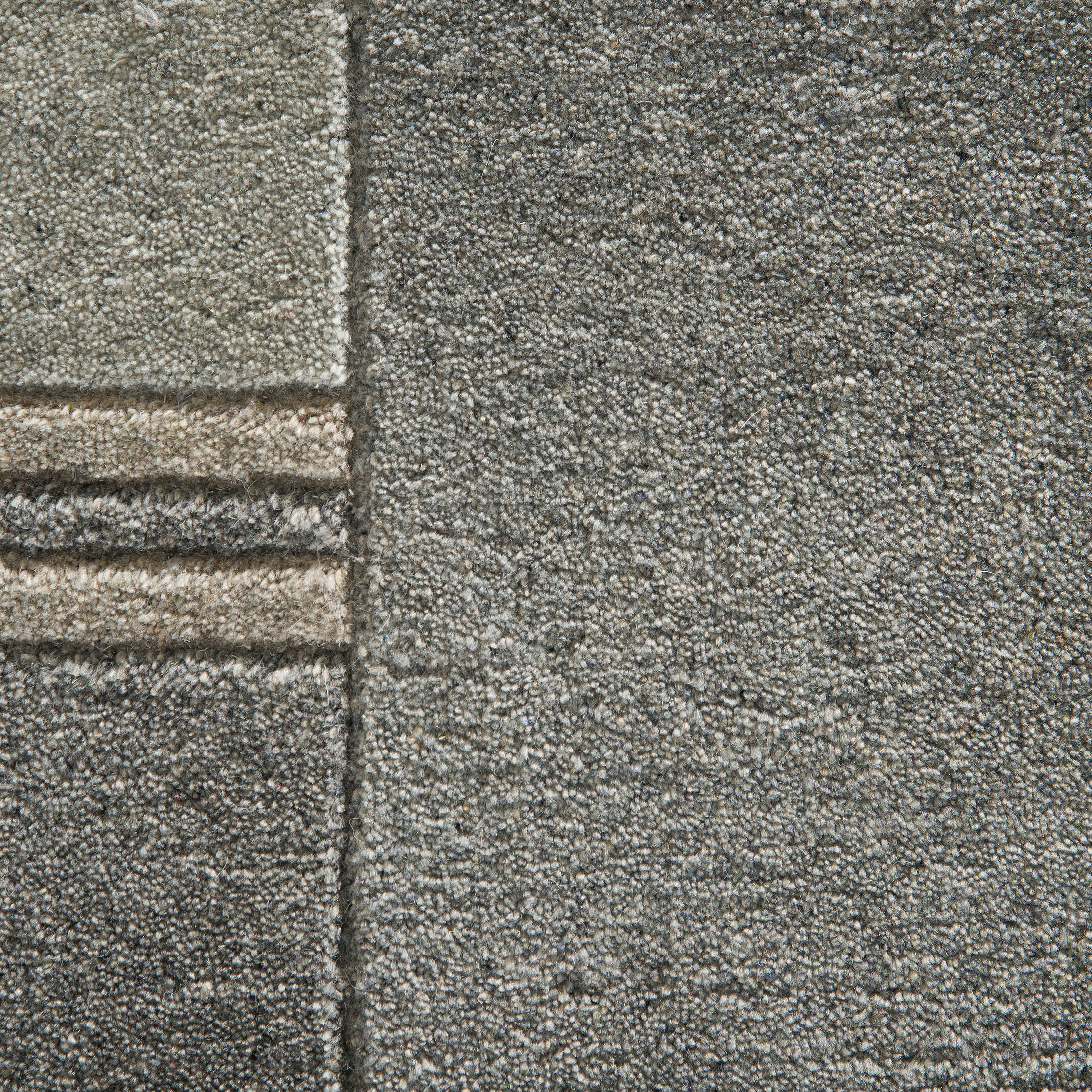 Parwa Nepal-Teppich, Stone Grey
