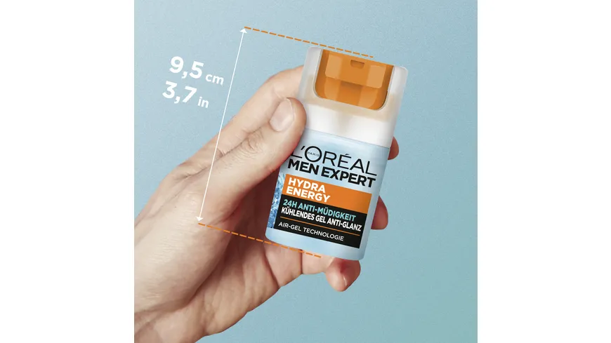 L'Oréal Men Expert Hydra Energy kühlendes Feuchtigkeitsgel Gesicht 50 ml