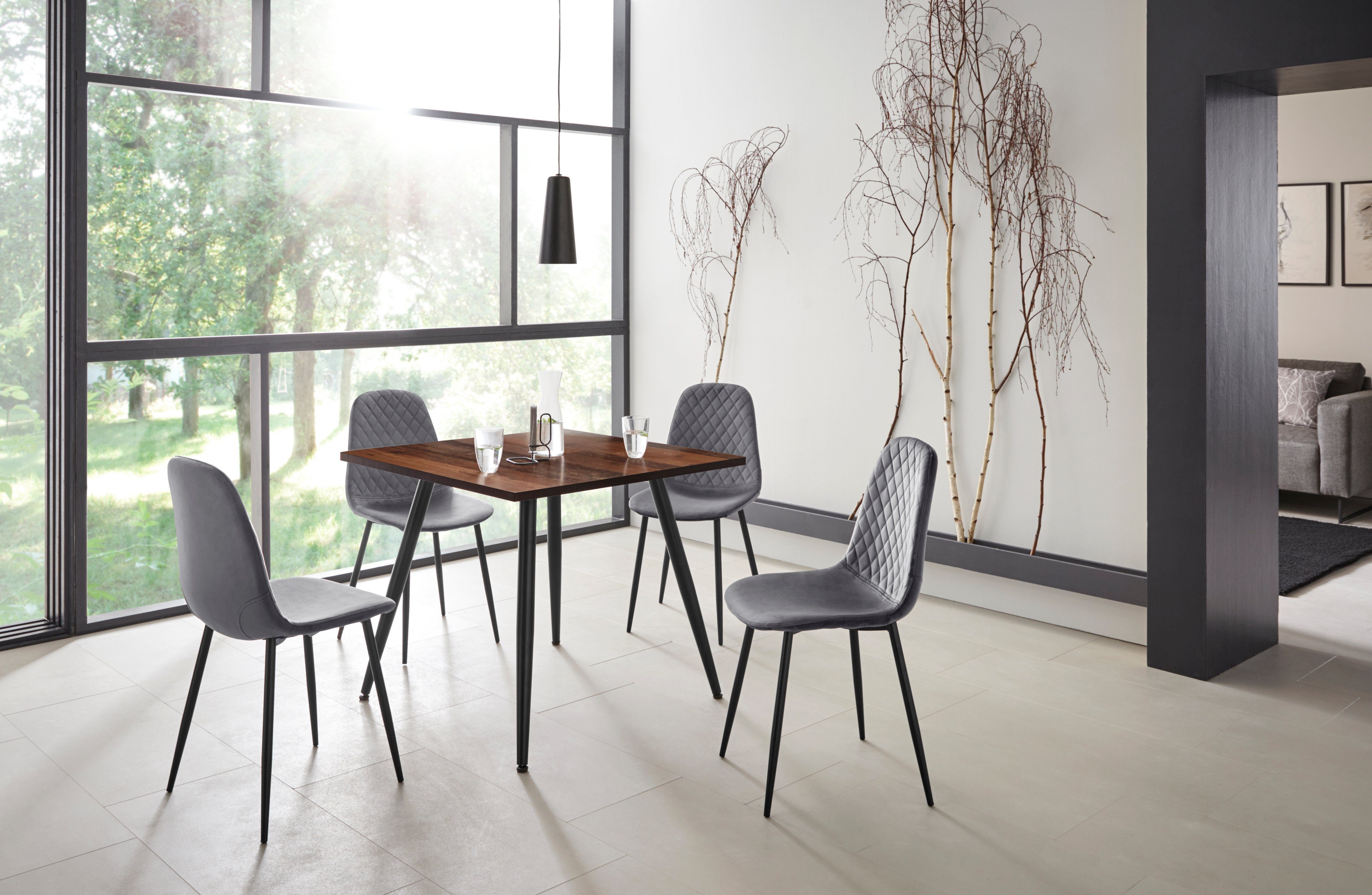 HELA 4-Fußstuhl Sabrina (Set, 2 St), 2 und 4 Stück