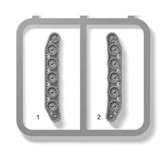 15mm T34 one piece track upgrade multi pack