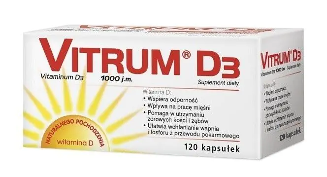 Vitrum D3 1000 IU, Κάψουλες