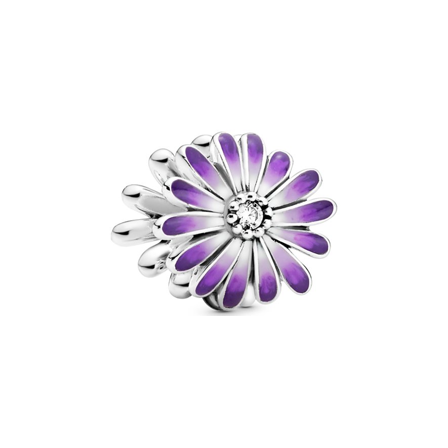 Pandora Charm Moments Lilafarbenes Gänseblümchen