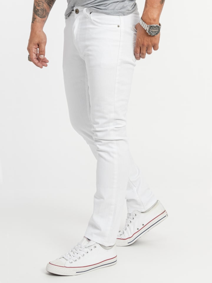 Rock Creek Jeans Slim Fit in Weiß günstig kaufen