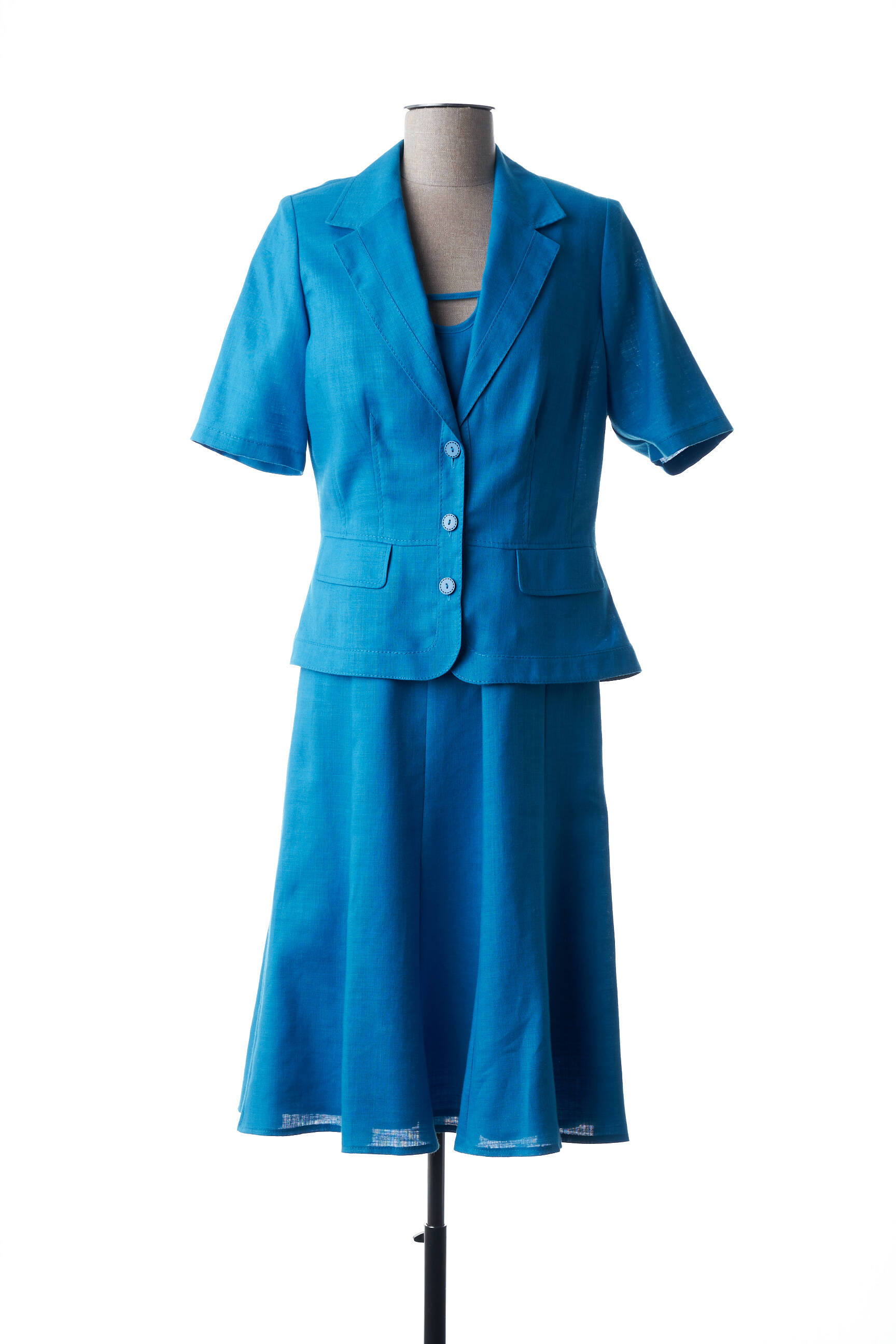Initiative Ensembles Robe Femme couleur bleu
