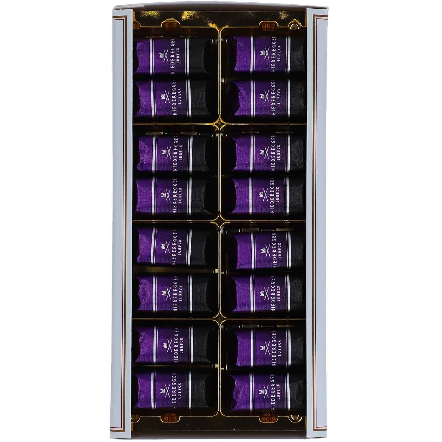 Niederegger Marzipan Klassiker Dark Edition Dark Chocolate 80x12,5g