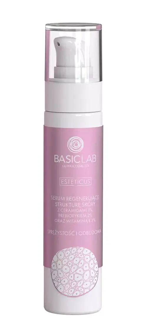 BasicLab Esteticus Regenererende Serum med ceramider 1% og præbiotika 2% 50 ml