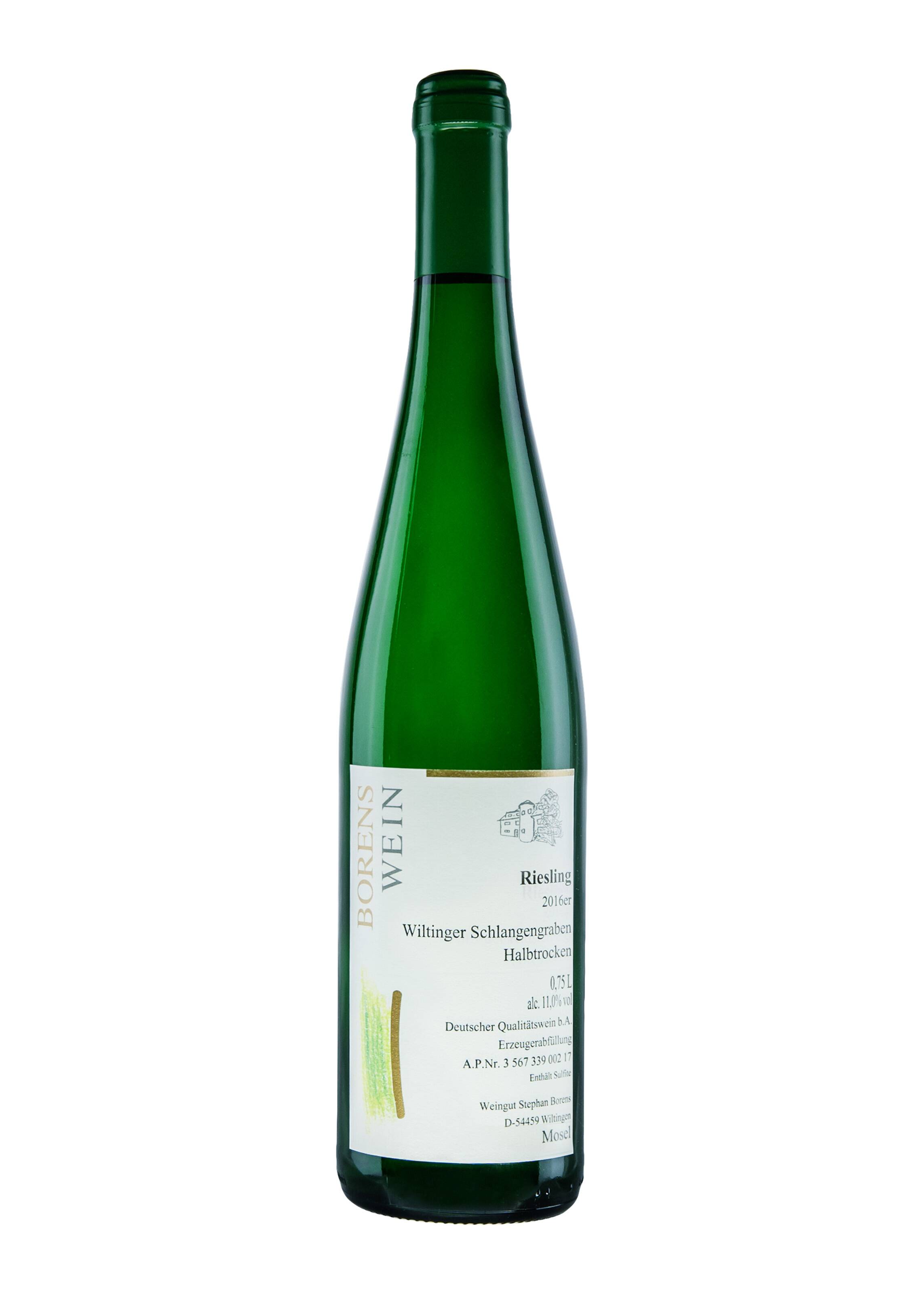 Weingut - Brennerei Borens Wiltinger Schlagengraben 2016