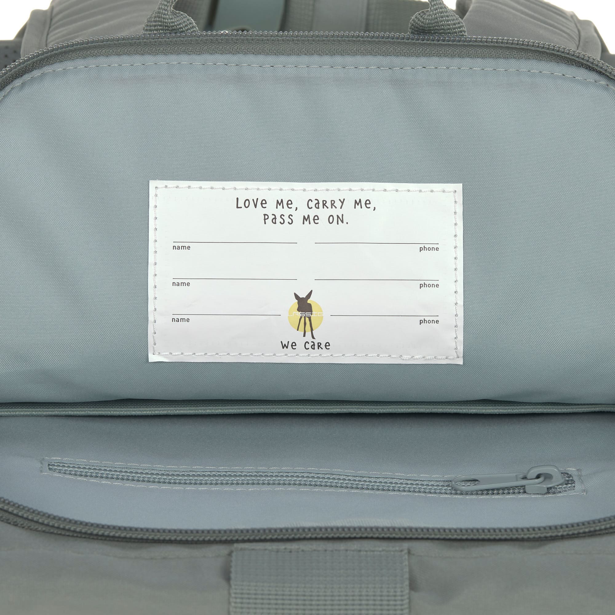 Kinderrucksack Rolltop, Grün