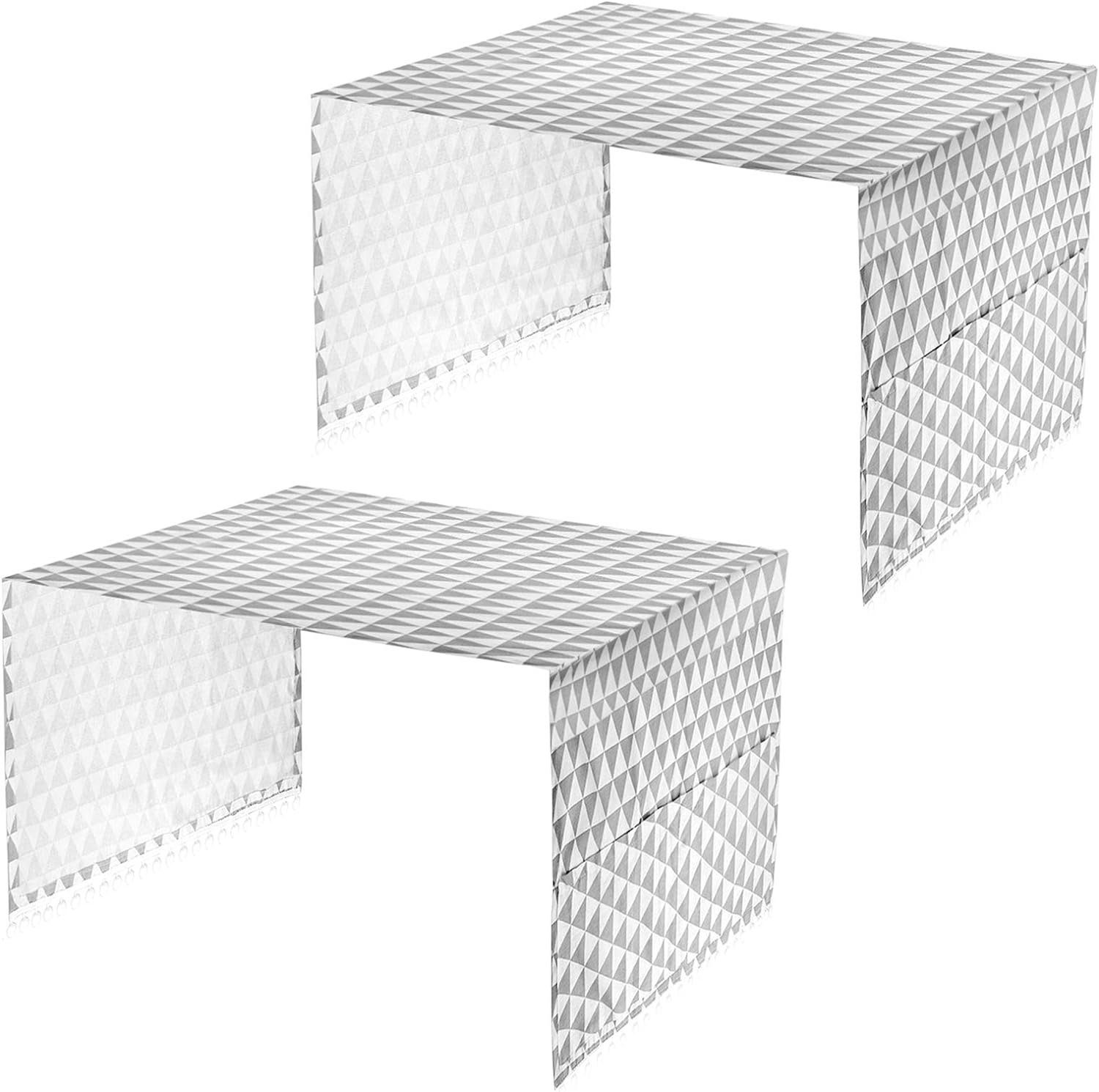 FELIXLEO Wäschespinne-Schutzhülle Waschmschine Abdeckung Staubschutz 55x130cm Grau 2Pcs