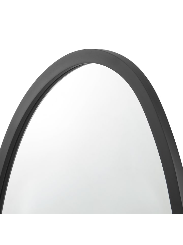 en.casa Wandspiegel Filiano in Schwarz (B)58cm (H)80cm (T)1.8cm günstig kaufen onesize