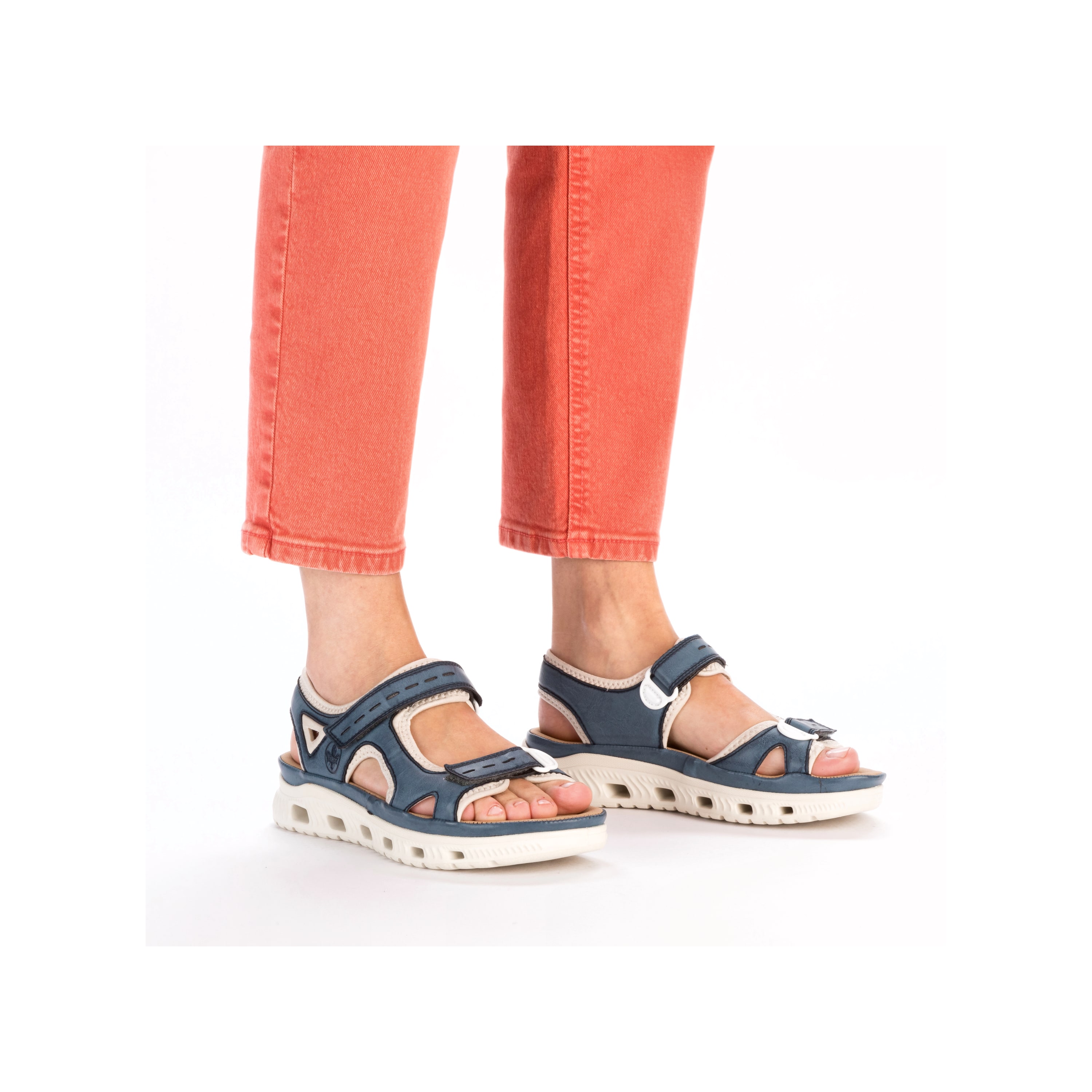 Rieker Damen Trekkingsandalen schieferblau