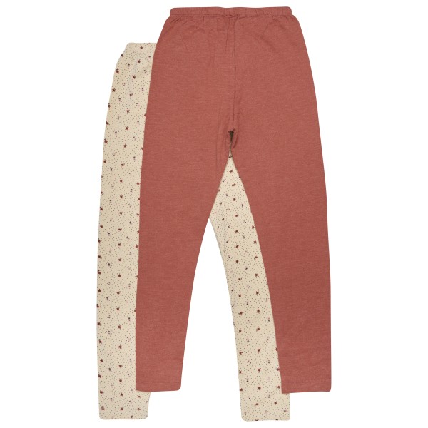 Minymo - Kid's Sweat Leggings with AOP (2-Pack) - Leggings